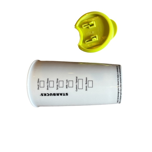 Starbucks Ceramic Tumbler 12 oz To Go Cup Travel Mug & Lid - Picture 4 of 5